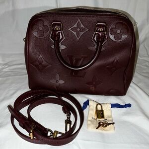 Louis Vuitton Wine Speedy Bandoulière 25